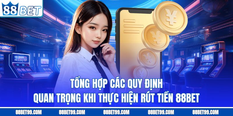 Tổng hợp các quy định quan trọng khi thực hiện rút tiền 88BET Tổng hợp các quy định quan trọng khi thực hiện rút tiền 88BET